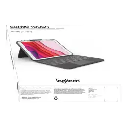 Logitech Combo Touch - Clavier et étui - avec trackpad - rétroéclairé - Apple Smart connector - QWERTY -... (920-009626)_5